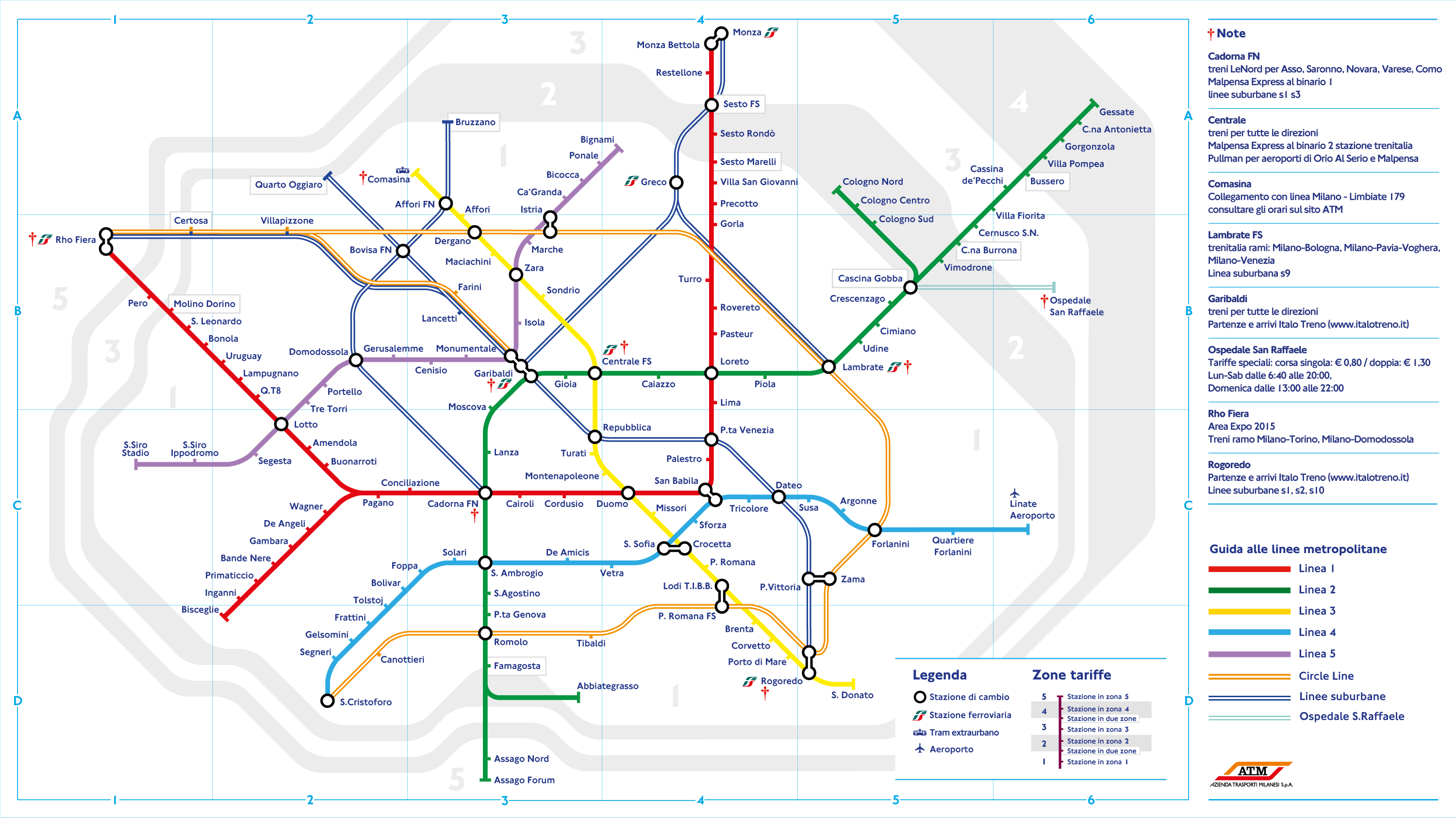 Mappa Metropolitana Milano